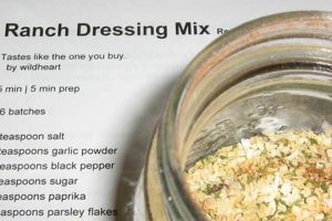 Homemade Dry Ranch Salad Dressing Mix Recipe | Quick Salad Recipes for Healthy Salad Ideas to Boost Your Nutrition