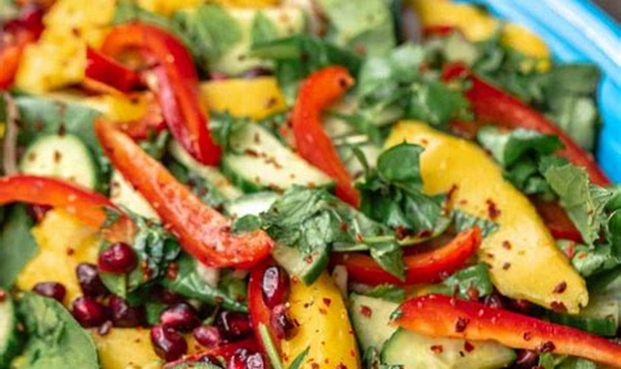 Fresh & Zesty Mango Salad Recipe | Quick Salad Recipes for Healthy Salad Ideas to Boost Your Nutrition
