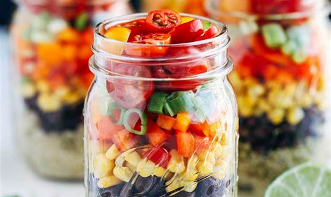 Easy & Delicious Jarred Salad Recipes | Quick Salad Recipes for Healthy Salad Ideas to Boost Your Nutrition