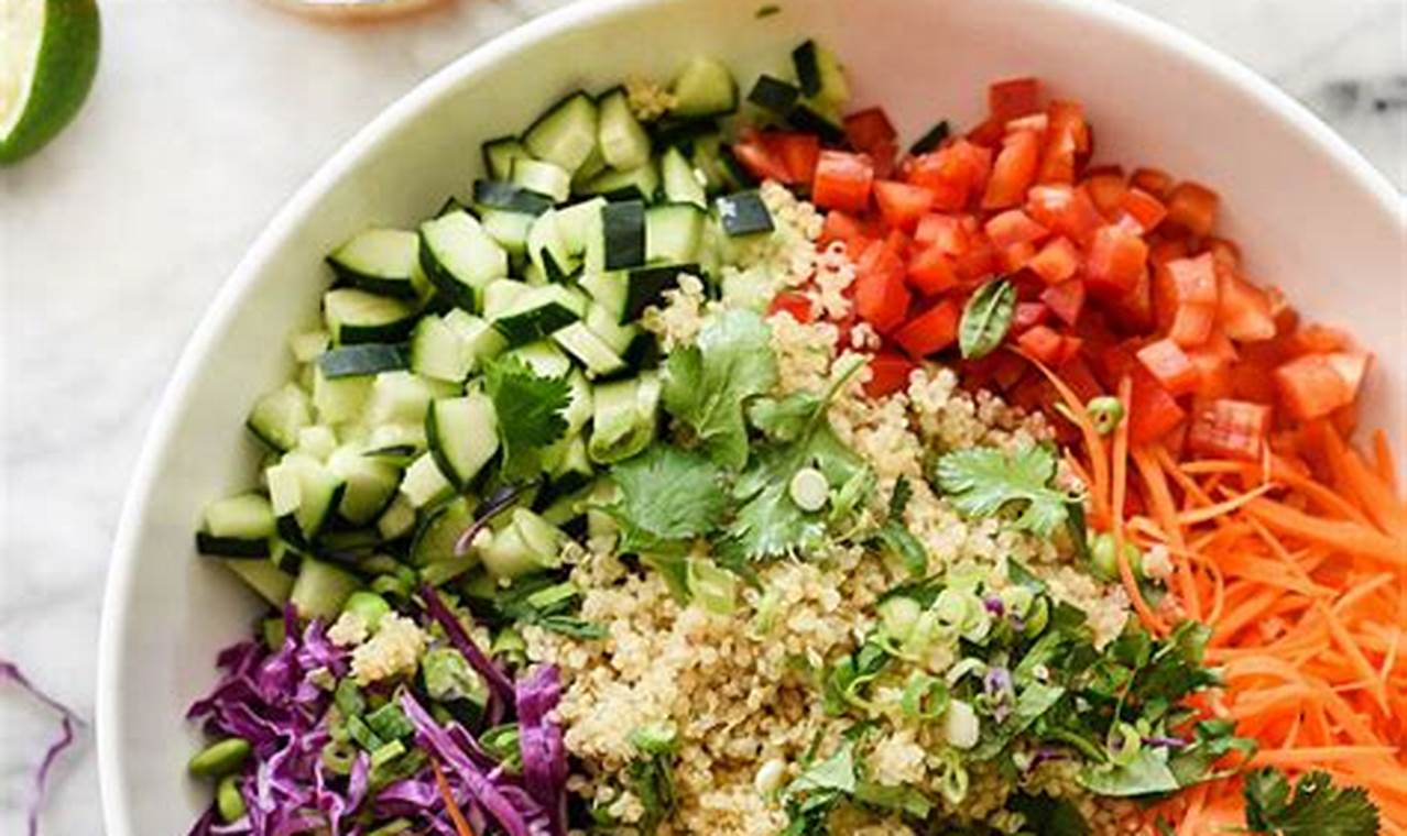 Thai Quinoa Salad Recipe | Quick Salad Recipes for Healthy Salad Ideas to Boost Your Nutrition
