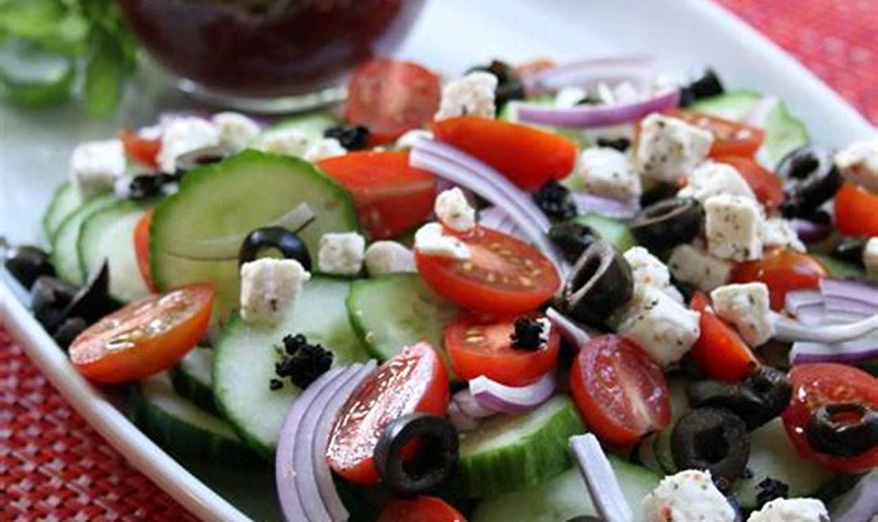 Best Greek Salad Recipe on Allrecipes: Easy & Authentic | Quick Salad Recipes for Healthy Salad Ideas to Boost Your Nutrition