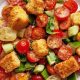 Best Cornbread Panzanella Salad Recipe Ever | Quick Salad Recipes for Healthy Salad Ideas to Boost Your Nutrition
