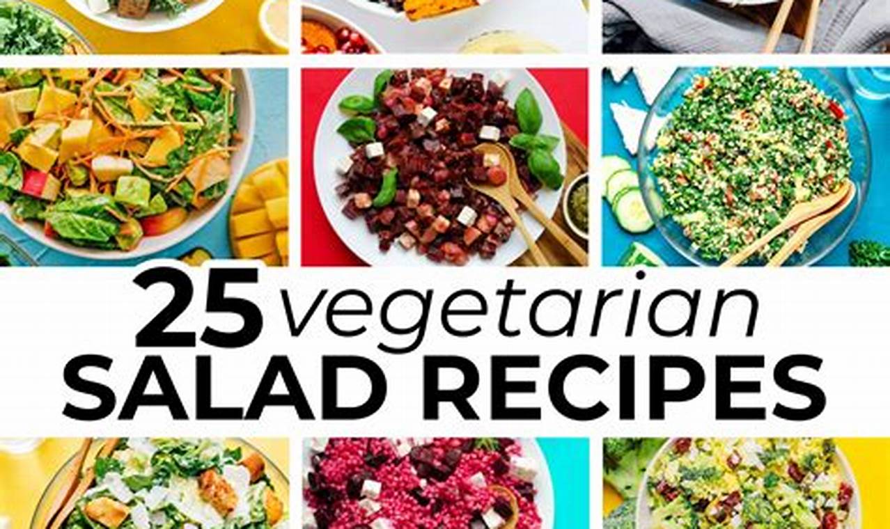 Best Healthy Vegetarian Salad Recipes for Weight Loss | Quick Salad Recipes for Healthy Salad Ideas to Boost Your Nutrition