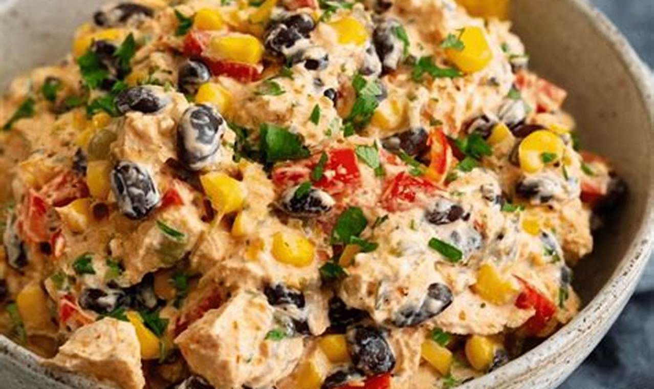 Easy Southwestern Chicken Salad Recipe &amp; Guide | Quick Salad Recipes for Healthy Salad Ideas to Boost Your Nutrition
