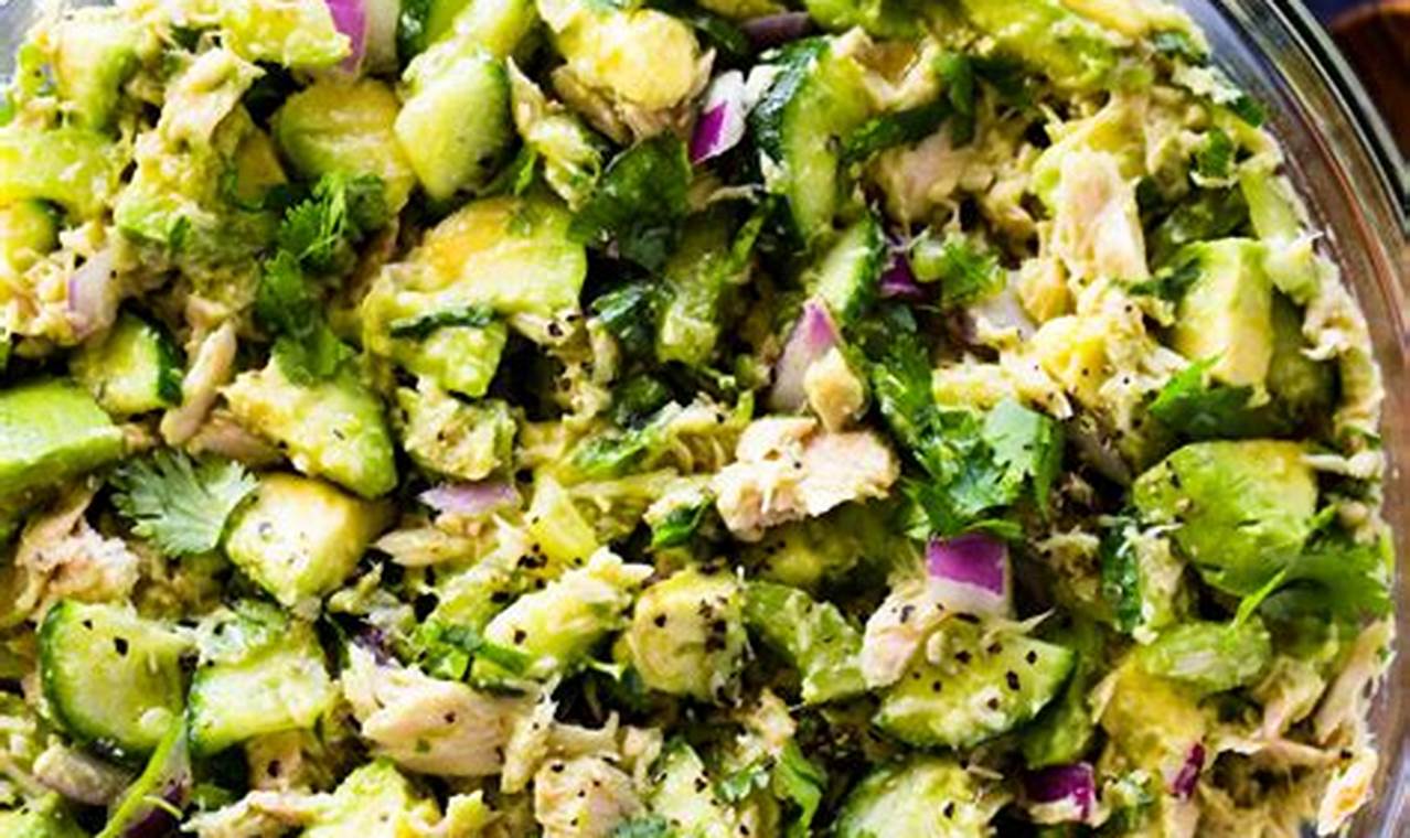 Easy Tuna Avocado Salad Recipe: A Simple Guide | Quick Salad Recipes for Healthy Salad Ideas to Boost Your Nutrition