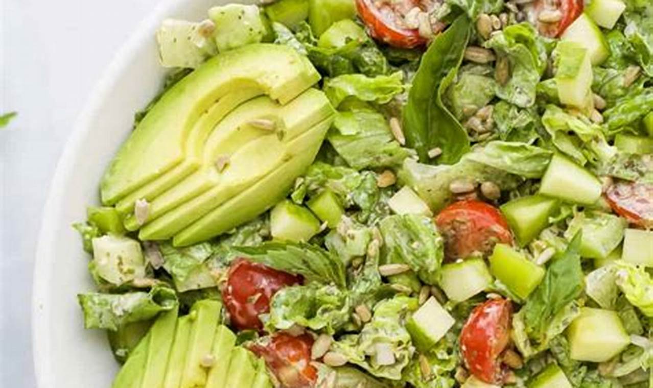 Classic Green Goddess Salad Recipe (Easy & Healthy) | Quick Salad Recipes for Healthy Salad Ideas to Boost Your Nutrition