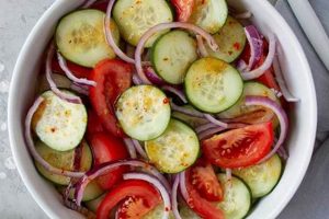 Classic Italian Cucumber Salad Recipe | Quick Salad Recipes for Healthy Salad Ideas to Boost Your Nutrition