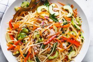 Easy Chinese Noodle Salad Recipe (Vegan) | Quick Salad Recipes for Healthy Salad Ideas to Boost Your Nutrition