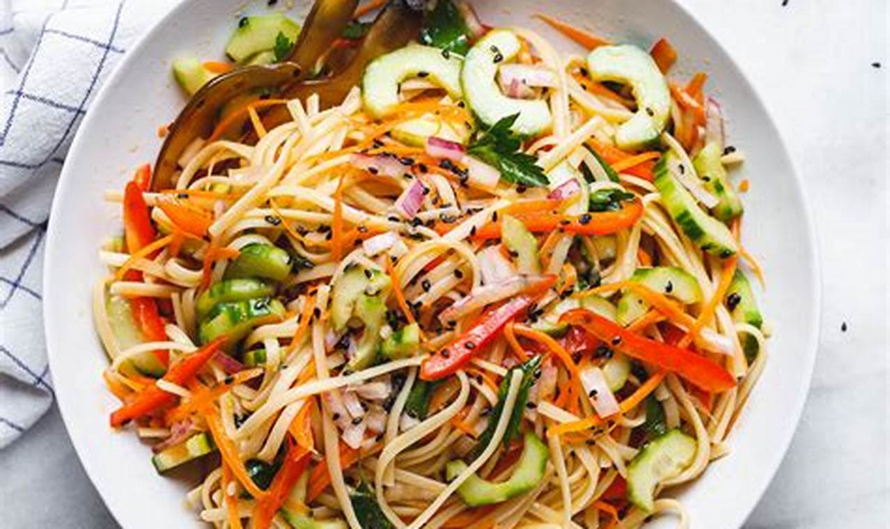 Easy Chinese Noodle Salad Recipe (Vegan) Quick Salad Recipes for Healthy Salad Ideas to Boost Your Nutrition Easy Chinese Noodle Salad Recipe (Vegan) | Quick Salad Recipes for Healthy Salad Ideas to Boost Your Nutrition
