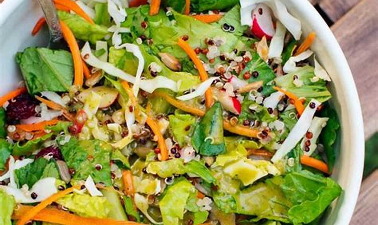 Best Crunchy Romaine Salad Recipe Ever! | Quick Salad Recipes for Healthy Salad Ideas to Boost Your Nutrition