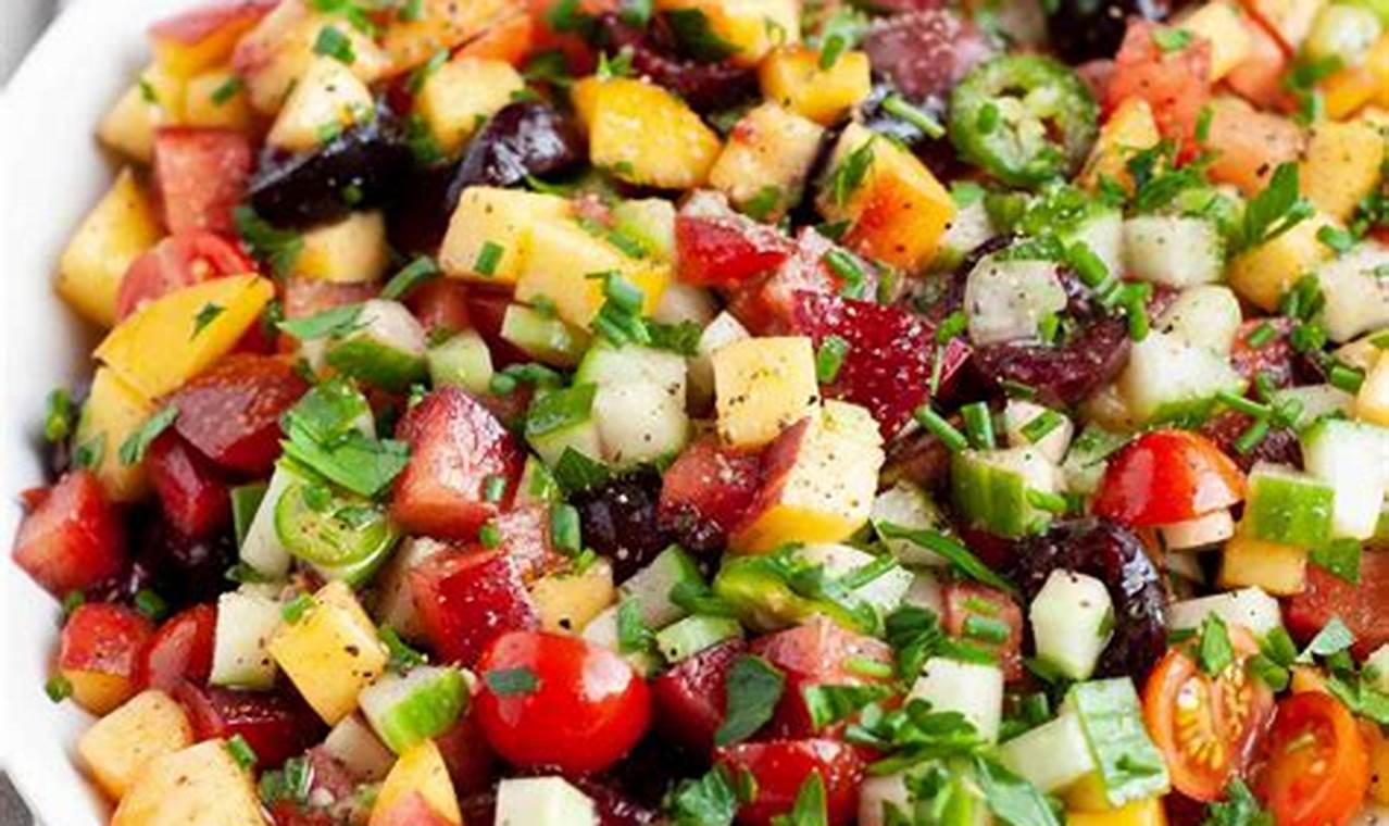 Easy Stone Fruit Salad Recipe: Summer Delight | Quick Salad Recipes for Healthy Salad Ideas to Boost Your Nutrition