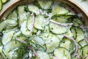 Authentic Best German Cucumber Salad Recipe (Easy) | Quick Salad Recipes for Healthy Salad Ideas to Boost Your Nutrition