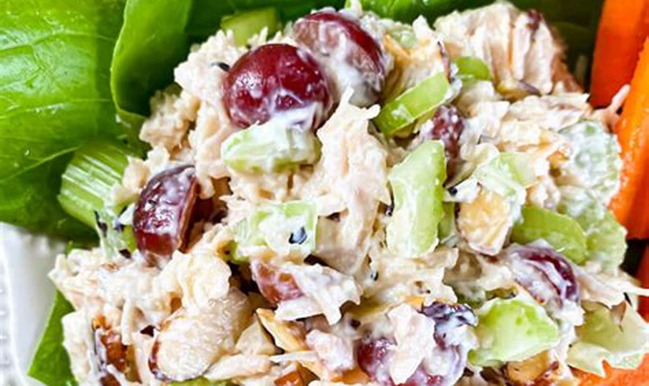 Easy Grape & Chicken Salad Recipe: A Simple Guide | Quick Salad Recipes for Healthy Salad Ideas to Boost Your Nutrition