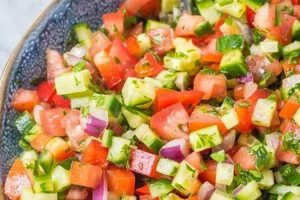 Authentic Israeli Salad Recipe: A Refreshing Classic | Quick Salad Recipes for Healthy Salad Ideas to Boost Your Nutrition
