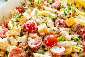 Easy Chicken Club Pasta Salad Recipe | Quick Salad Recipes for Healthy Salad Ideas to Boost Your Nutrition