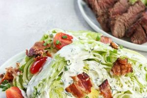 Classic Steakhouse Wedge Salad Recipe: Easy & Delicious | Quick Salad Recipes for Healthy Salad Ideas to Boost Your Nutrition
