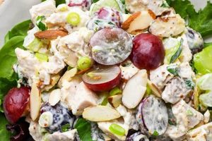 Classic Chicken Salad with Grapes & Almonds Recipe | Quick Salad Recipes for Healthy Salad Ideas to Boost Your Nutrition