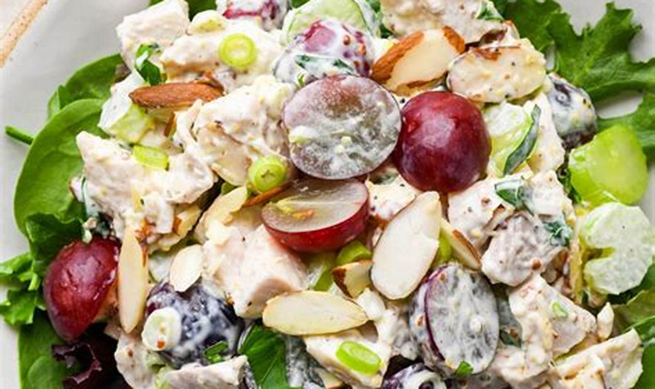 Classic Chicken Salad with Grapes & Almonds Recipe Quick Salad Recipes for Healthy Salad Ideas to Boost Your Nutrition Classic Chicken Salad with Grapes & Almonds Recipe | Quick Salad Recipes for Healthy Salad Ideas to Boost Your Nutrition
