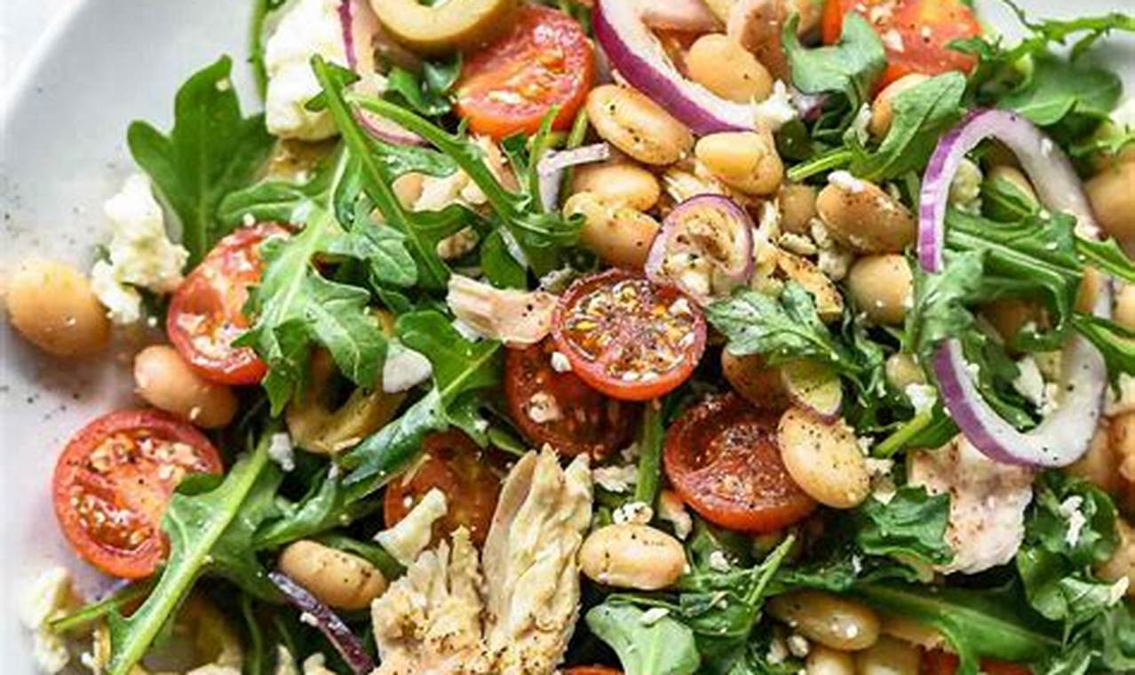 Authentic Tuscan Tuna Salad Recipe (Easy & Classic) | Quick Salad Recipes for Healthy Salad Ideas to Boost Your Nutrition