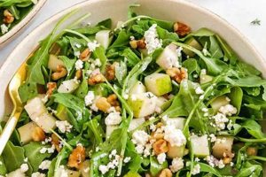Best Pear Arugula Salad Recipe Ever! | Quick Salad Recipes for Healthy Salad Ideas to Boost Your Nutrition