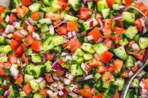 Authentic Shirazi Salad Recipes & Variations | Quick Salad Recipes for Healthy Salad Ideas to Boost Your Nutrition
