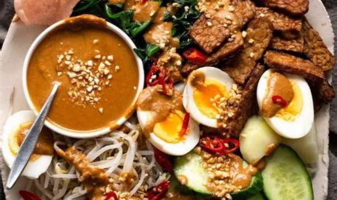 Authentic Indonesian Gado Gado Salad Recipe | Quick Salad Recipes for Healthy Salad Ideas to Boost Your Nutrition