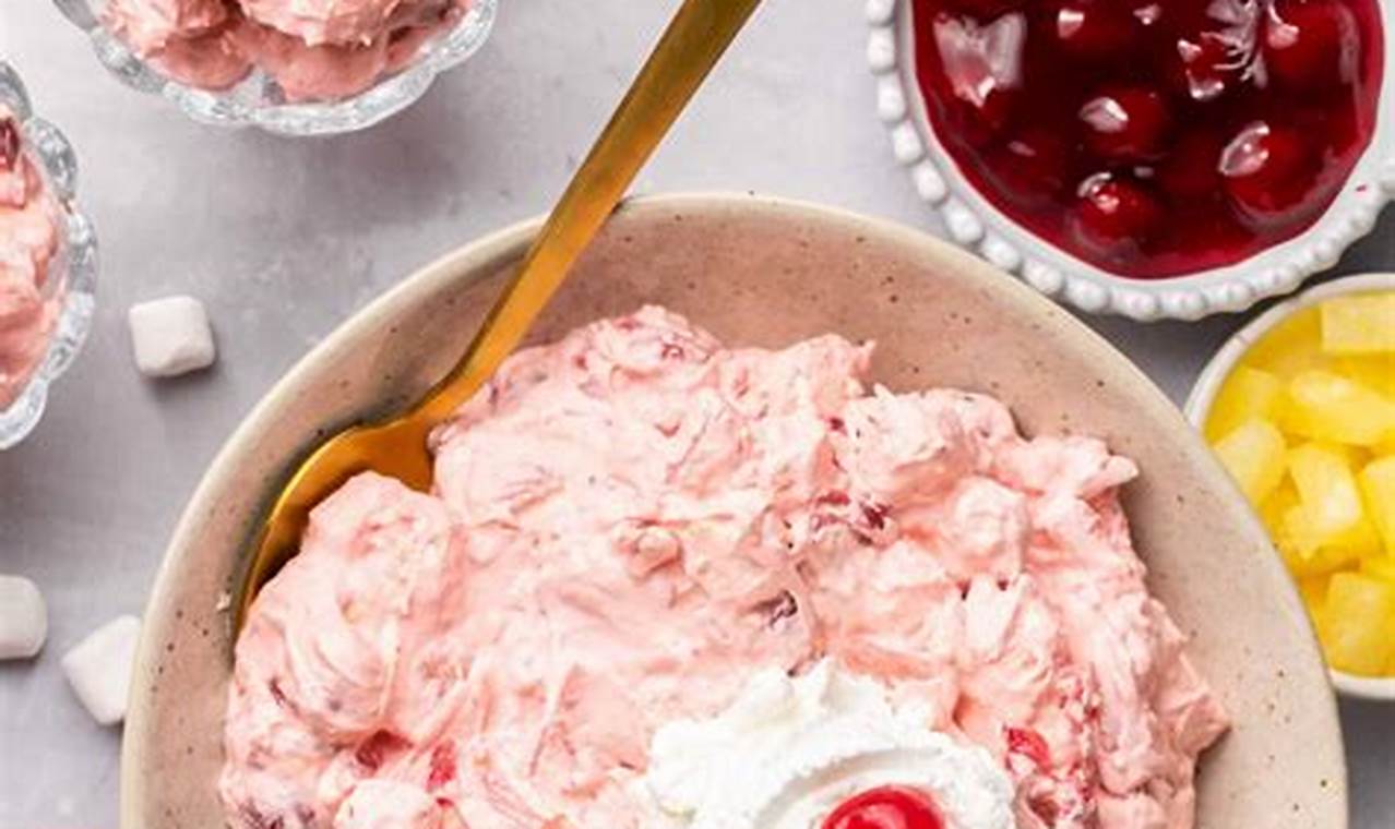 Easy Cherry Salad with Cool Whip Recipe | Quick Salad Recipes for Healthy Salad Ideas to Boost Your Nutrition