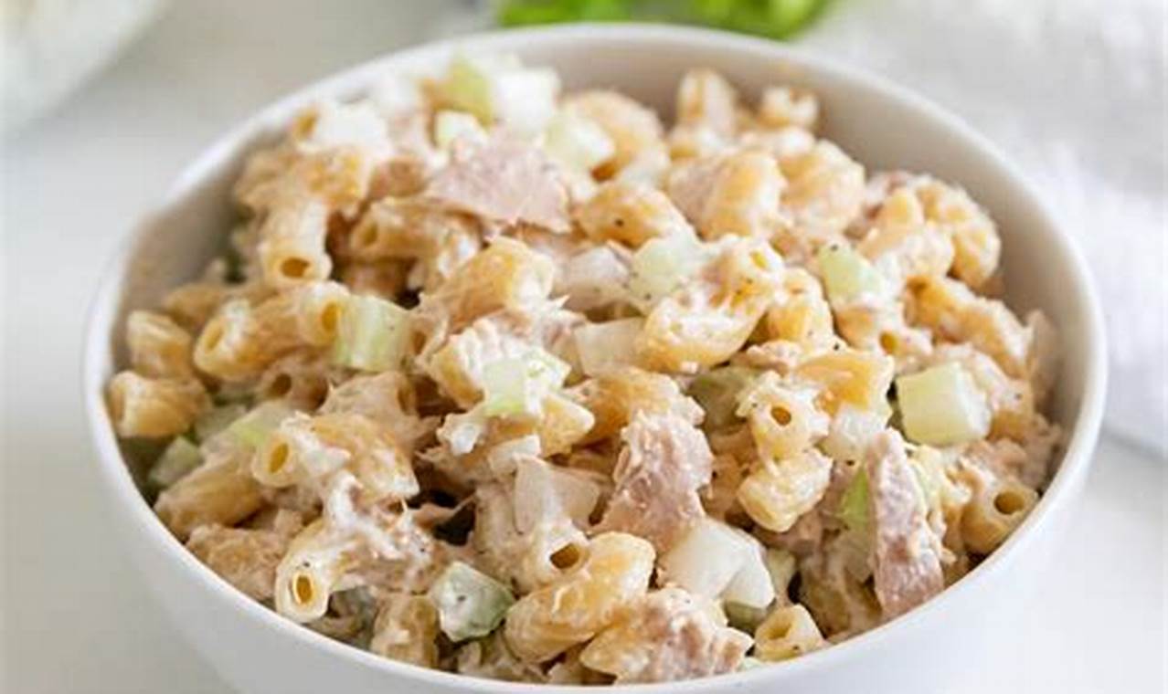 Classic & Easy Best Macaroni and Tuna Salad Recipe | Quick Salad Recipes for Healthy Salad Ideas to Boost Your Nutrition