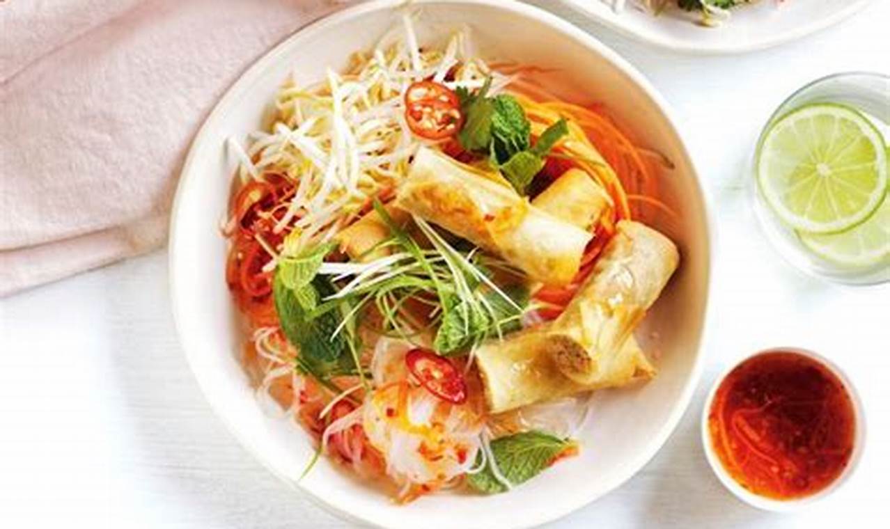 Easy Vietnamese Spring Roll Salad Recipe (Quick & Healthy) | Quick Salad Recipes for Healthy Salad Ideas to Boost Your Nutrition