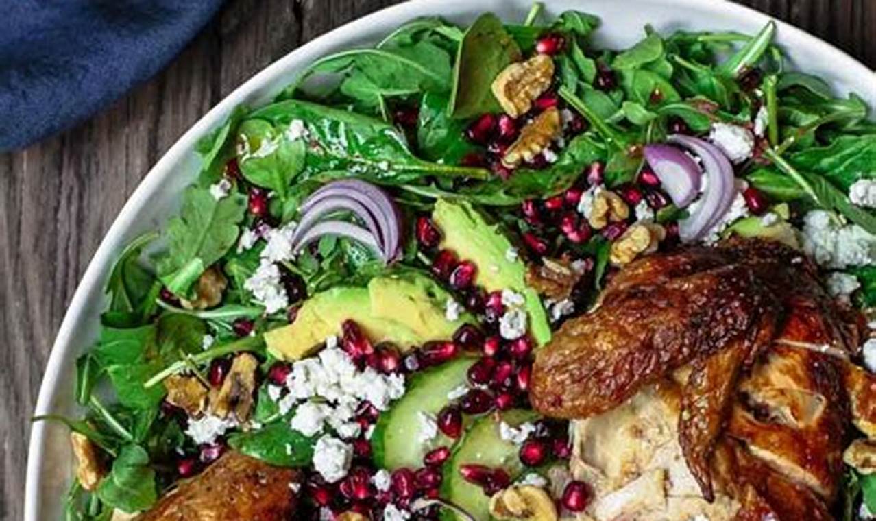 Best Arugula Salad Recipes with Chicken Ever! | Quick Salad Recipes for Healthy Salad Ideas to Boost Your Nutrition