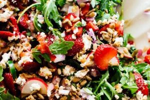 Best Arugula Strawberry Salad Recipe Ever! | Quick Salad Recipes for Healthy Salad Ideas to Boost Your Nutrition