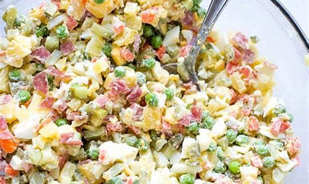 Classic Olivie Russian Salad Recipe & Tips | Quick Salad Recipes for Healthy Salad Ideas to Boost Your Nutrition