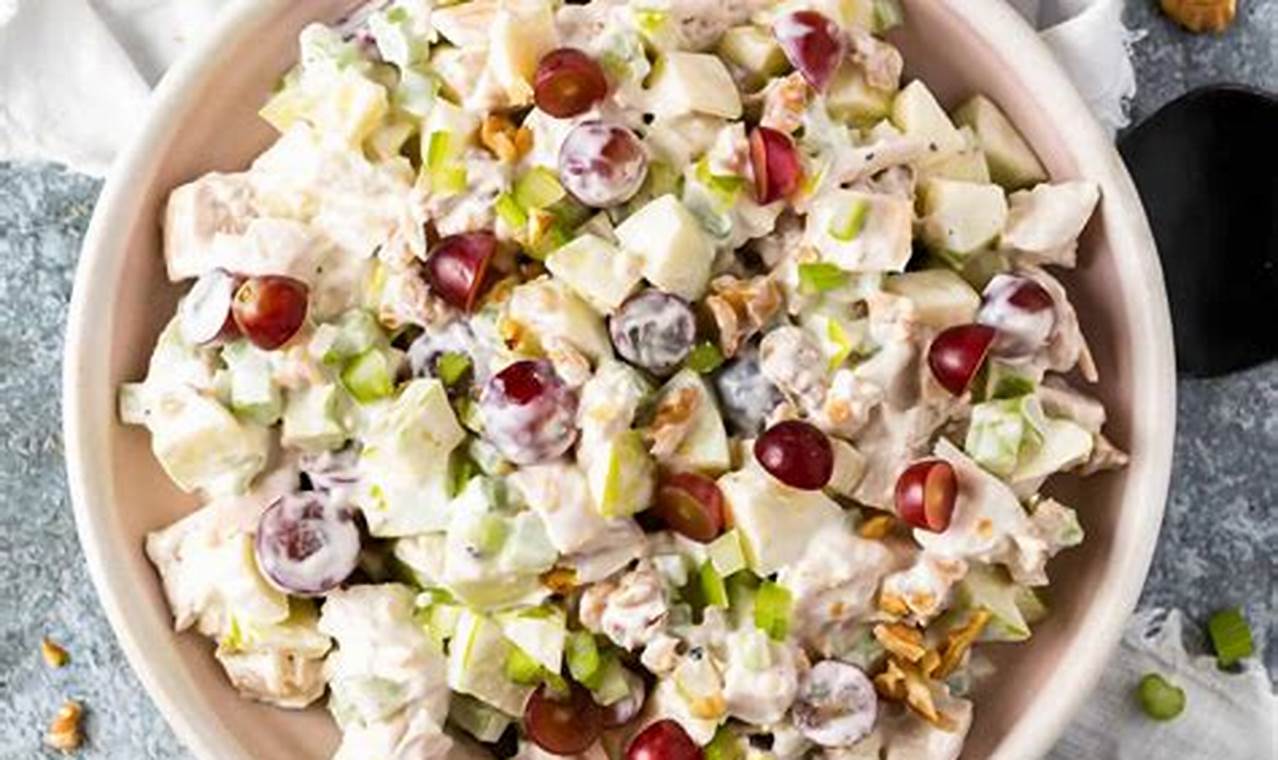 Best Fresh Market Waldorf Chicken Salad Recipe Ever | Quick Salad Recipes for Healthy Salad Ideas to Boost Your Nutrition