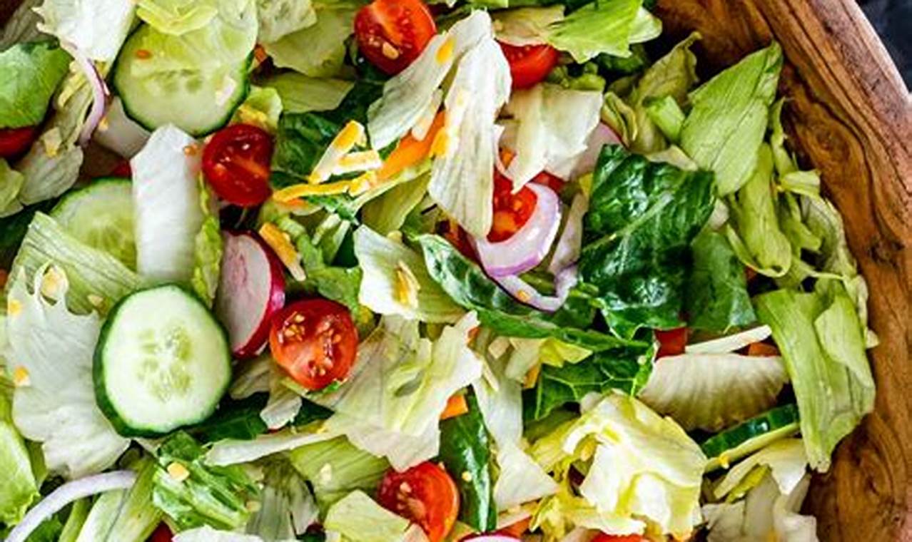 Easy Tossed Salad Recipe | Quick Salad Recipes for Healthy Salad Ideas to Boost Your Nutrition