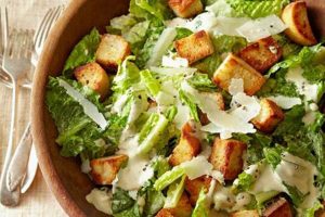 Best Caesar Salad Crouton Recipe - Easy & Crunchy | Quick Salad Recipes for Healthy Salad Ideas to Boost Your Nutrition