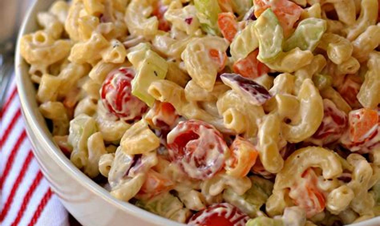 Classic Creamy Mac Salad Recipe: Easy & Delicious | Quick Salad Recipes for Healthy Salad Ideas to Boost Your Nutrition