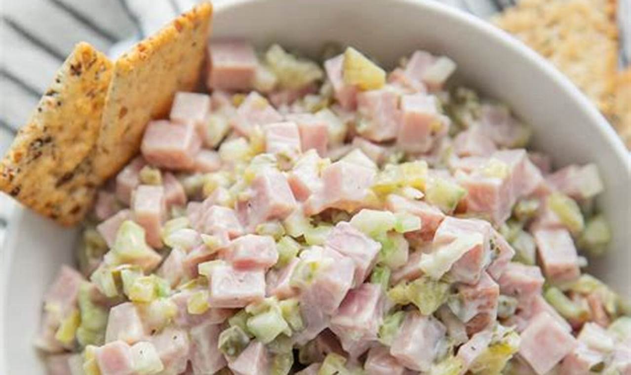 Classic Traditional Ham Salad Recipe (Easy) | Quick Salad Recipes for Healthy Salad Ideas to Boost Your Nutrition