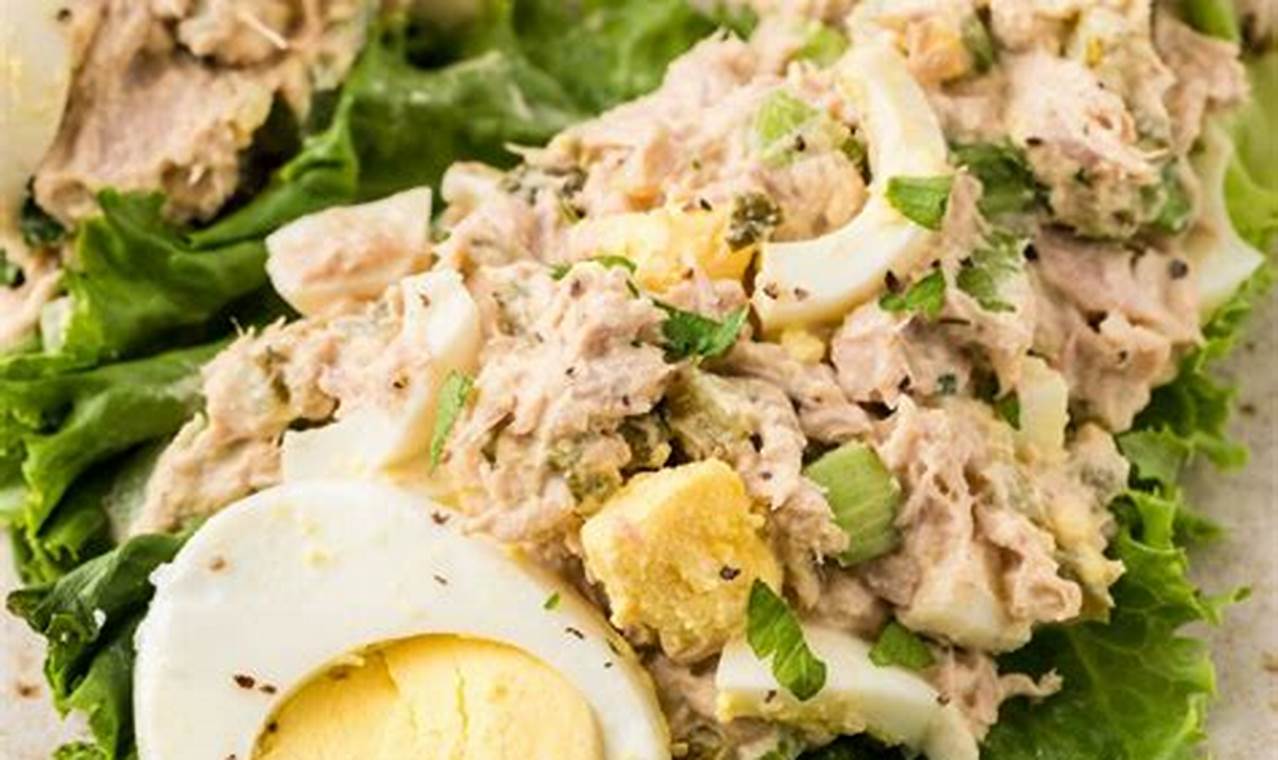 Tuna Salad With Eggs Recipe | Quick Salad Recipes for Healthy Salad Ideas to Boost Your Nutrition
