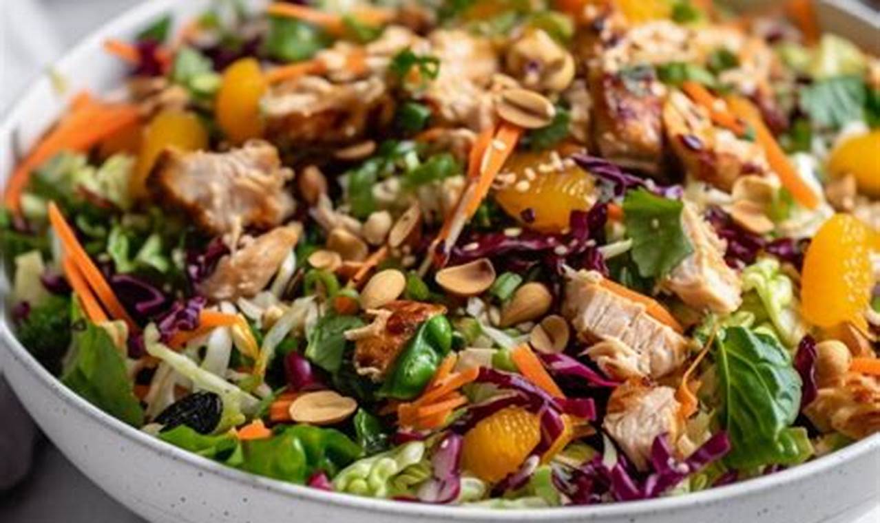 Easy Asian Chicken Salad Recipe: A Classic | Quick Salad Recipes for Healthy Salad Ideas to Boost Your Nutrition