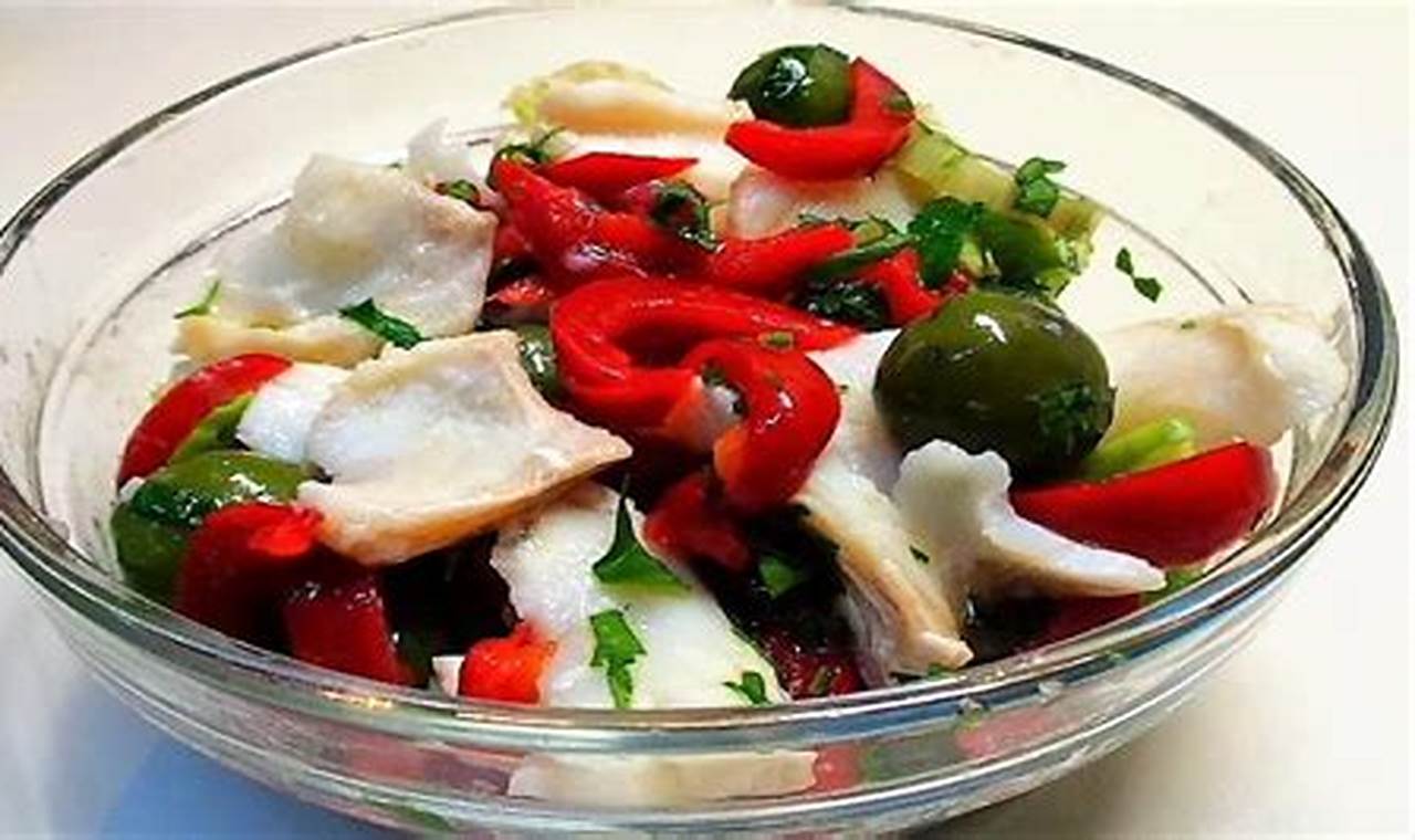 Authentic Baccala Salad Recipe: A Classic Dish | Quick Salad Recipes for Healthy Salad Ideas to Boost Your Nutrition