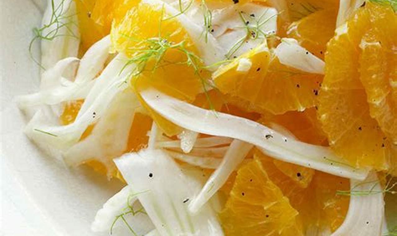Best Fennel Salad with Orange Recipe Ever | Quick Salad Recipes for Healthy Salad Ideas to Boost Your Nutrition