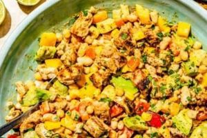 Easy Chipotle Chicken & Bean Salad Recipe | Quick Salad Recipes for Healthy Salad Ideas to Boost Your Nutrition