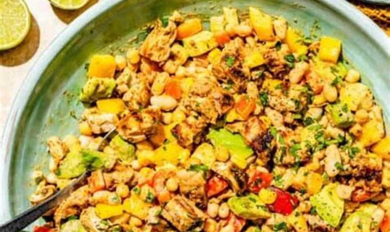 Easy Chipotle Chicken & Bean Salad Recipe | Quick Salad Recipes for Healthy Salad Ideas to Boost Your Nutrition