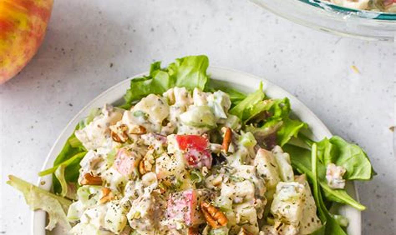 Easy Apple Chicken Salad Recipe: Classic & Creamy | Quick Salad Recipes for Healthy Salad Ideas to Boost Your Nutrition