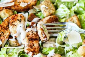Best Blackened Chicken Caesar Salad Recipe Ever | Quick Salad Recipes for Healthy Salad Ideas to Boost Your Nutrition