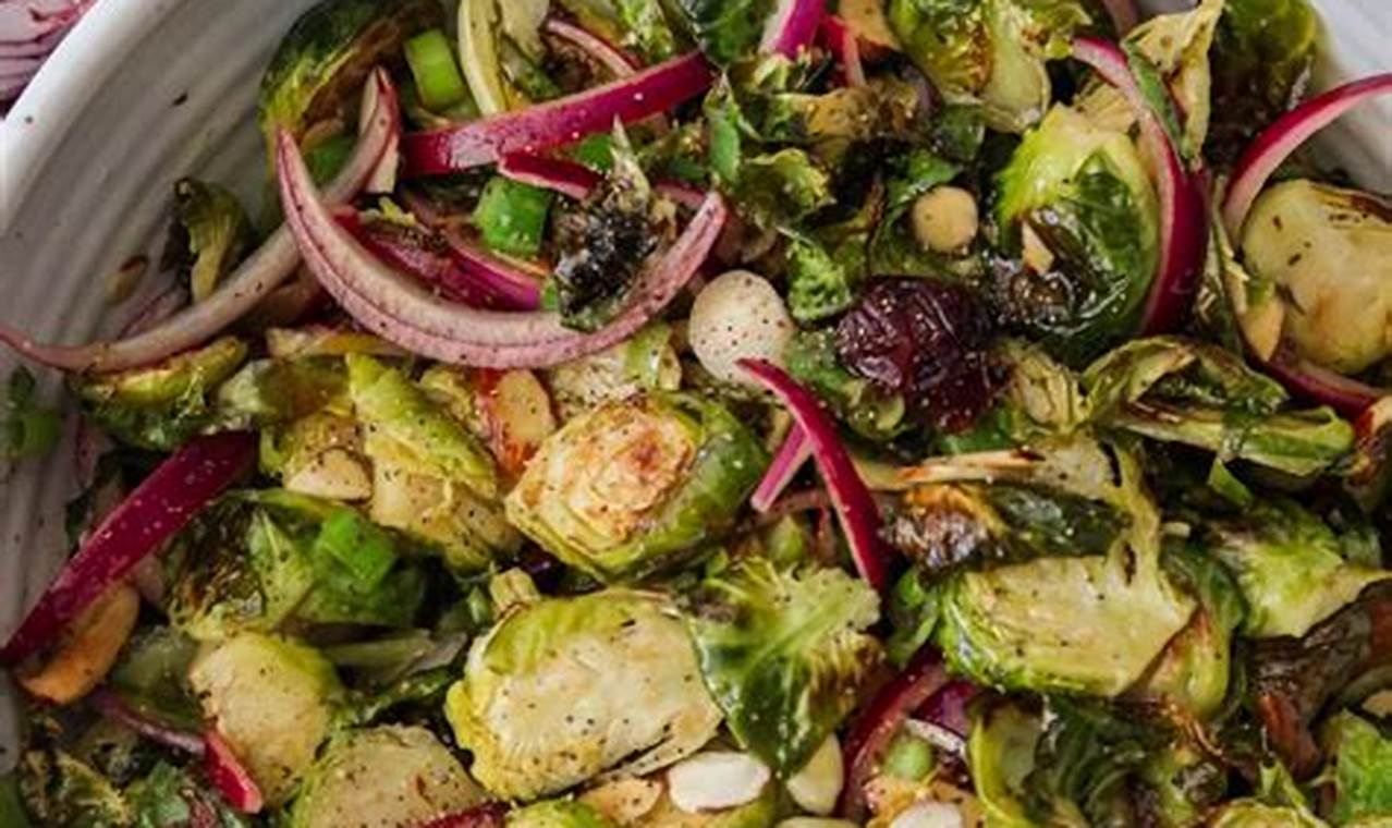 Best Roasted Brussel Sprout Salad Recipe Ever Quick Salad Recipes for Healthy Salad Ideas to Boost Your Nutrition Best Roasted Brussel Sprout Salad Recipe Ever | Quick Salad Recipes for Healthy Salad Ideas to Boost Your Nutrition