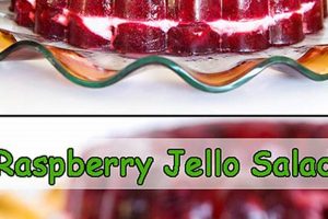 Festive Cranberry Raspberry Jello Salad Recipe | Quick Salad Recipes for Healthy Salad Ideas to Boost Your Nutrition