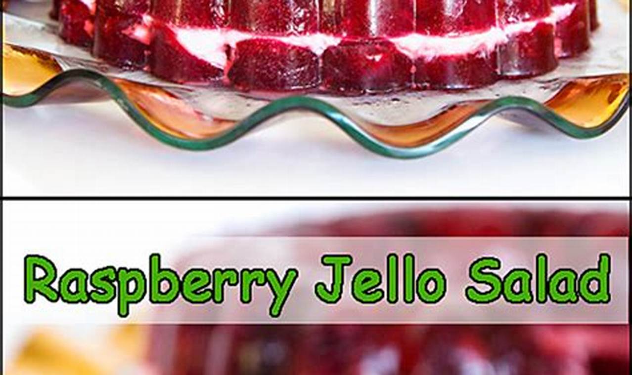 Festive Cranberry Raspberry Jello Salad Recipe Quick Salad Recipes for Healthy Salad Ideas to Boost Your Nutrition Festive Cranberry Raspberry Jello Salad Recipe | Quick Salad Recipes for Healthy Salad Ideas to Boost Your Nutrition