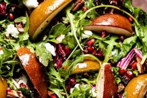 Best Roasted Pear Salad Recipe Ever! | Quick Salad Recipes for Healthy Salad Ideas to Boost Your Nutrition