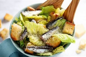 Classic Caesar Salad with Anchovies Recipe | Quick Salad Recipes for Healthy Salad Ideas to Boost Your Nutrition